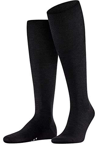 Falke - Herren Kniestrumpf Airport, Schwarz, Gr. 45/46 0