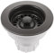 HOUZER 190-9265 Strainer for 3.5 Drain Openings Sink Stranger, Matte Black