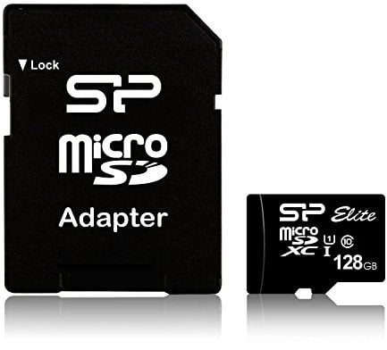 Silicon Power Tarjeta de memoria MicroSD SDXC UHS-I 128 GB, Clase 10, con Adaptador, hasta 85 MB/s Lectura