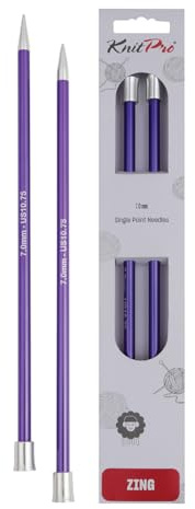 Knit Pro Zing Jackennadeln-35 cm-7,00 mm