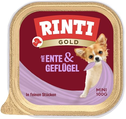 Rinti Gold mini Ente & Geflügel, 16er Pack (16 x 100 g)