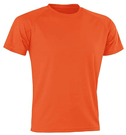 Spiro Mens Aircool T-Shirt (2XL) (Orange)