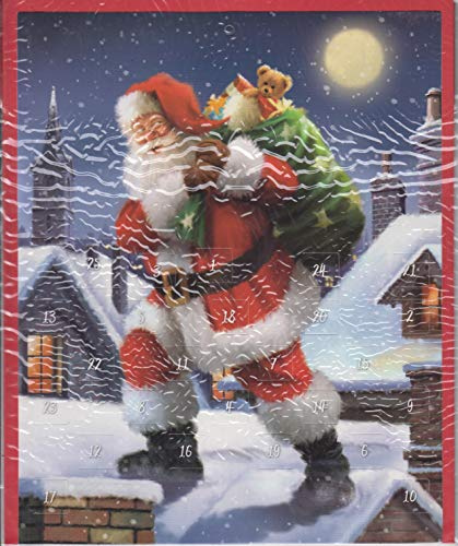 Tallon Paper Xmas Advent Calendar - 24 Windows - 8463 Santa Design