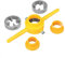 SGerste NPT Schneideisen-Set, PVC, Gewindeschneider, Set 1/2 Zoll, 3/4 Zoll, 2,5 cm, Legierung, Tarraja Tubo