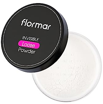 Flormar Invisible Loose Powder Feinstruktur Make-up fixierender Transparentpuder mit natürlichem Finish Nr. 001 - Silver Sand