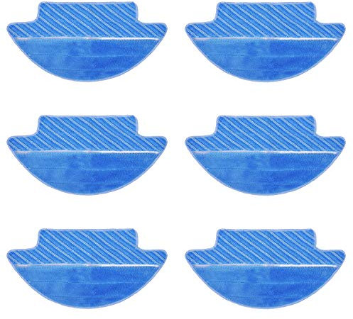 MIRTUX Kit de 6 Mopas para Conga 3090 - Recambios para Conga de Calidad - Accesorios para Conga de Alta Eficiencia - Repuestos de Mopas para Conga
