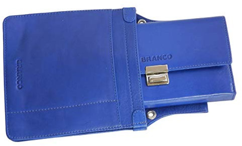 Kellnergeldbörse und Holster im Set von Branco - Profi Taxibörse Kellnerbörse Scheinbörse Geldbeutel (Blau) - präsentiert von ZMOKA®