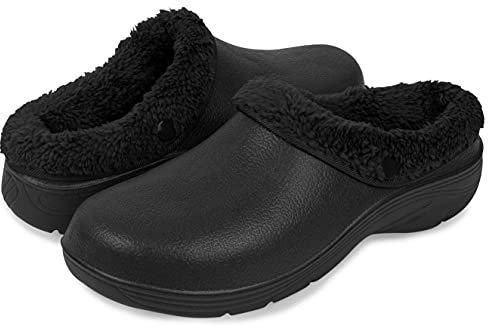 Lakeland Active Women's Lorton Thermal Lined Garden Clogs - Black - 6 UK