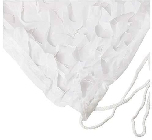 Blanc Filet de camouflage - Protection solaire - Différentes tailles - Brise-vue - Pour jardin, loisirs, camping, fête,décoration de chasse Parasol,Terrasse Protection Solaire-Filet blanc de camouflag