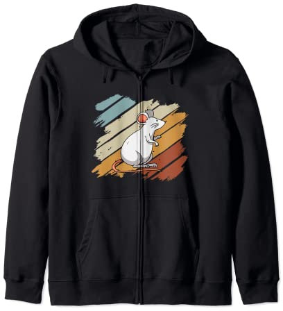 Mouse Tshirt Women Little Mouse Coward Men Kids Mice Rat Zip Hoodie