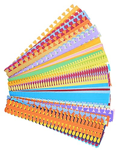 Milisten Blumen-Quilling-Papierstreifen, zum Basteln, Basteln, Papierblumen-Set für Scrapbooking, gemischt