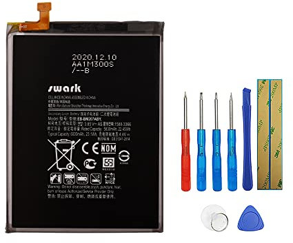 Swark EB-BM207ABY Akku Kompatibel mit Samsung Galaxy M21 SM-M215 & Galaxy M30s SM-M307 & Galaxy M31 SM-M315 with Tools