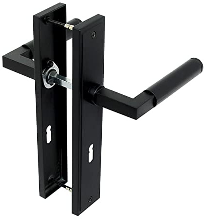 Türbeschlag 2313 Camilla LS BB Schwarz PVD Baustil Türdrücker Türklinke Türgriffe