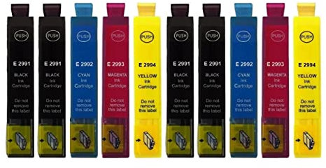 10 kompatible Druckerpatronen T29 XL - 4 x T2991 und je 2 x T2992, T2993, T2994 kompatibel mit Epson XP-235 245 247 255 257 332 335 342 345 352 355 432 435 442 445 452 455