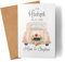 Kiddle-Design Hochzeitskarte Personalisiert Karte Hochzeit Glückwunsch Auto mit Namen Glückwünsche zur Hochzeit Glückwunschkarte