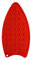 SUL Silicone Iron Rest Pad for Ironing Board, Heat Resistant, Anti - Slip, Thicker Pad for protecting your Table during Ironing, Universal Rubber Holder for Hot Ironing Tools (Red)