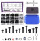 Swpeet 502Pcs Universal RC Schraube Kit Schrauben Sortiment Set, Hardware Befestigungen kompatibel mit 1/8 1/10 1/12 1/16 Skala RC Autos, beinhaltet M3&M4 Schrauben (flacher
