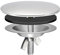 Couvercle Trou Robinet,5,1 cm Noir Acier Inoxydable Couvercle Trou Robinet Évier Cache Trou,Chromé De Cuisine Couvercle （Gris Montagne）