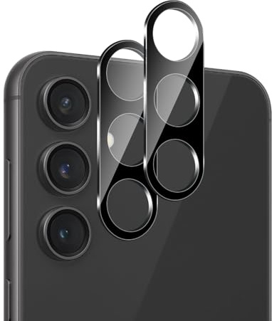 Locofun Caméra Arrière Protecteur pour Samsung Galaxy S23 FE 5G, Protection Objectif Caméra Verre Trempé [Anti Rayures] Ultra Résistant Film [2 pièces]