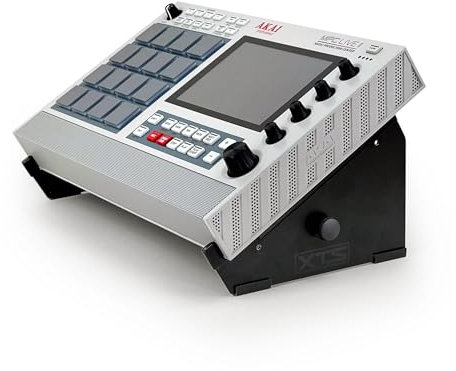 XTS Stand Large, Ständer (stabiler und tragbarer Desktop-Ständer, für Pedals, Synths, Effektgeräte und mehr, mit anpassbarer Breite von 26,67 bis 46,36 cm, Neigungswinkel von 30 Grad)
