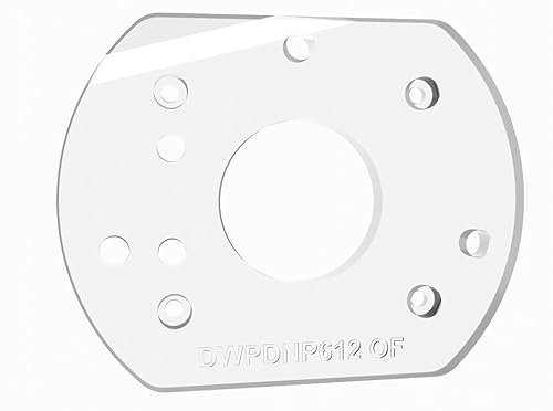 Fastfish Mise à niveau de la plaque de base de 0,95 cm d'épaisseur avec une ouverture de 5,1 cm pour Dewalt DNP612, DWPDNP612