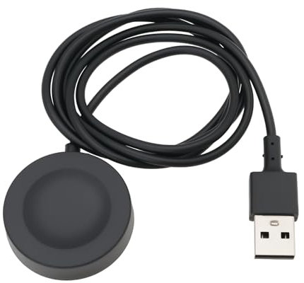 The Lord of the Tools Câble de charge USB magnétique pour montre Huawei Watch 4 3 GT2 Pro GT3 GT4 100 cm Noir (chargeur intégré)