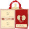 LINPOPUP® Individuelle Hochzeit Einladungskarten - personalisiert Pop - Up 3D Karten 1-100 Stück selbst gestalten Hochzeitseinladungen - mit passenden Umschläge, 300g/qm Papier, 120 x 170 mm (Rot)