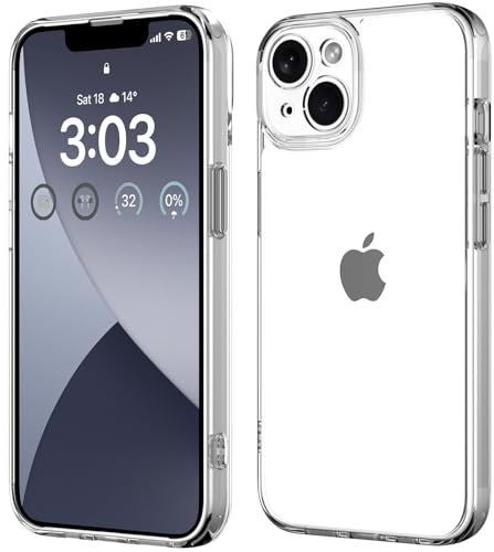 ORDA für iPhone 13 Pro Hülle 6,1 Zoll, Vollständiger Kameraschutz Stoßfest Kratzfest Transluzente Rückseite Schutzhülle, Anti-Fingerabdruck Matt Handyhülle für iPhone 13 Pro (Matt transparent)