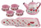 SUPVOX 14Pcs Miniature Tea Party Set Pretend Play Tea Cups Teapot for Imaginative Play Miniature Decor