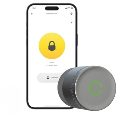 Yale Serratura Smart Linus L2 Lite 05/109100/SI Argento, Accesso senza chiave, Installazione fai da te, Compatibile Matter, Condivisione chiavi digitali, Attività in tempo reale, App Yale Home