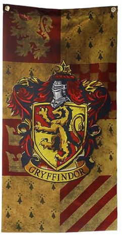 Wandbanner im magischen Stil für Harry-Potter-Gryffindor-Cosplay-Dekoration 100X47CM