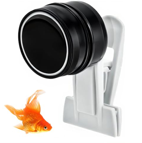 Algenclip, Aquarien Magnetischer Futterclip, Magnetfutterhalter Fischfutterhalter für Süßwasser- und Meerwasseraquarien