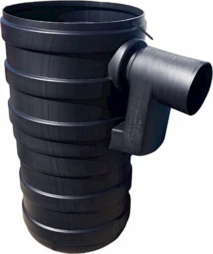 Plastic Yard Gully 300x600mm with Trap and 110mm Outlet for Surface Water | Deep yard gully with trap and 110mm outlet for surface water and downpipe drainage