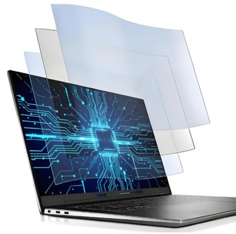 2 Pack Laptop Screen Protector 14 Inch 16:9 for Office Reduce Screens Glare | Anti Blue Light Laptop Screen Cover with 4 Installation Tool, Anti Glare Screens Protector for Work Home Use (309mm x 174mm）