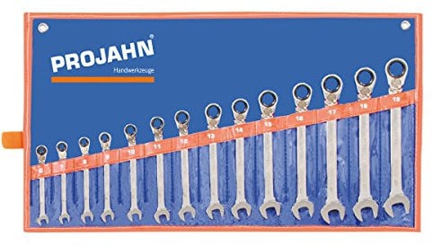 Projahn GearTech Schlüssel Satz Rolltasche umschaltbar 14 -teilig 3994