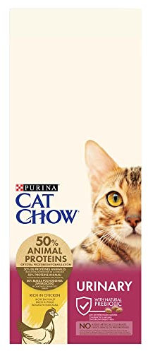 Purina Cat Chow Pienso para Gato Adulto UHT Tracto Urinario con Pollo, saco de 15kg