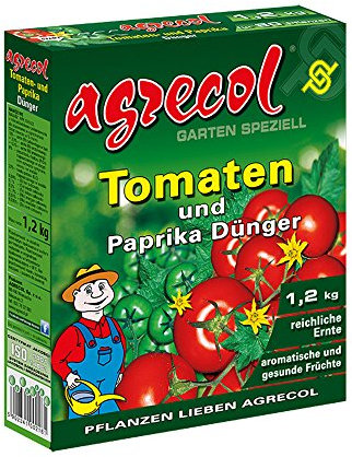 Premium Tomatendünger Paprikadünger Chili Dünger - hochkonzentriert 1,2Kg für 60 Pflanzen - NPK-Dünger 10-8-22