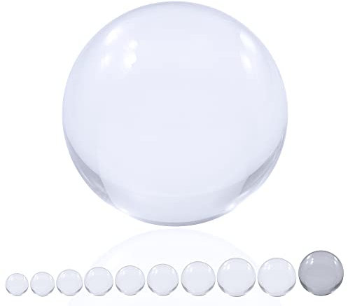 Juggle Dream - Sfera da Giocoleria a Contatto in Acrilico Trasparente (120 mm) - Sfera Trasparente per la Manipolazione dei Contatti