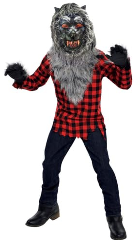 (PKT) (999653) Child Boys Hungry Howler Costume (8-10yr) - Sgl by 'amscan'