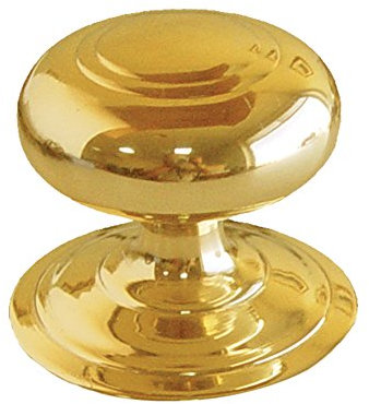 Imex El Zorro 7600 Türknauf mit Rosette, glänzend, Messing, 65 x 80 mm