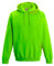 noTrash2003 NEON - Felpa con cappuccio, in diversi colori e misure, Verde elettrico, M