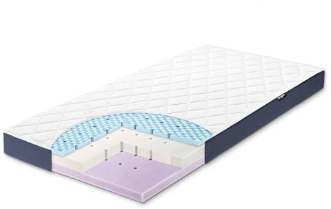 Julius Zöllner Babymatratze Dr. Lübbe Air Premium Flex, 3-Schicht Prinzip, Kaltschaum, abnehmbarer FRESH&DRY Flex Bezug, Mittel