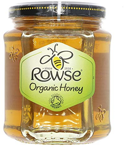 Rowse Organic Honey - Clear 340g (Pack of 6)