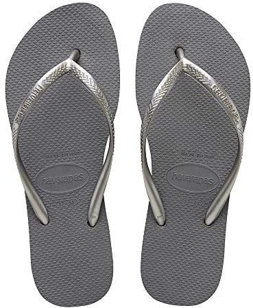 Havaianas Slim Flatform, Infradito Donna, Grigio Grigio Acciaio , 39/40 EU, Steel Grey