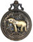 JewelryWe Taschenuhr Retro 3D Elefant Hohle Openwork Quarz Analog Uhr mit Kette Halskette Bronze Geschenk für Herren Damen