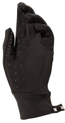 2XU Unisex-Laufhandschuh, Schwarz/Silber, S