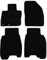 Wielganizator Automatte – Passend für Honda Civic VIII Schrägheck 2006-2012 – Velours – Autozubehör - Auto Fußmatten – Fußmatte Auto – 4-teilig - schwarz
