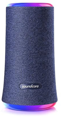 Anker Soundcore Flare 2 Altoparlante Bluetooth con protezione impermeabile IPX7 e suono a 360° per festa in giardino e spiaggia, altoparlante wireless da 20 W con PartyCast, regolazione equalizzatore