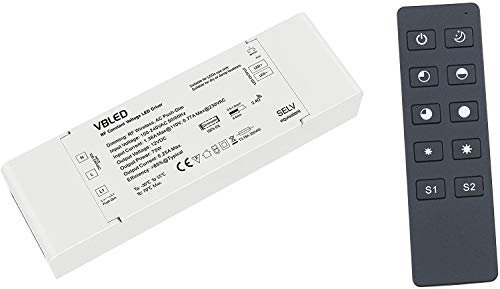 VBLED©INATUS SET - Funk LED Netzteil 12V DC / 75W inkl. Fernbedienung