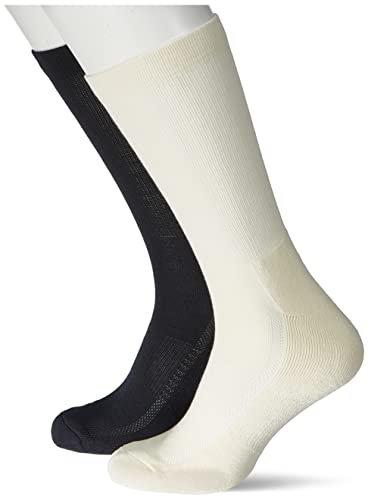 Levi's Unisex Footie Crew Sock 2er Pack, Black Marshmellow, 39-42